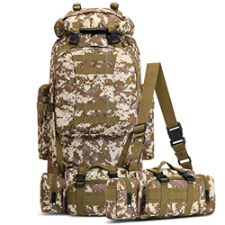 SPAHER Mochila Táctica Militar Camuflaje Molle Assault Pack Mochilas de Marcha Ligero Impermeable Bolso de Viaje para Senderismo Acampada, Montañismo, precio