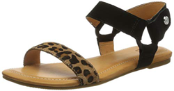UGG Rynell Leopard, Sandalia Mujer, Negro Bronceado, 40 EU características