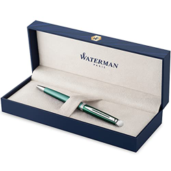 Waterman bolígrafo | Colección Hémisphère French Riviera | Château Vert | Punta mediana | Estuche de regalo en oferta