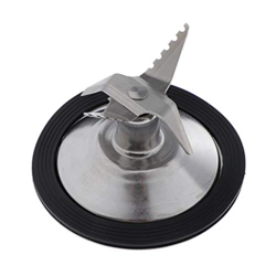 Fenteer Pieza de Repuesto de Cuchilla de Hielo de Acero Inoxidable 80 mm, Lavable Y Reutilizable, para Batidoras Braun 4184 Mx2000 Y Mx2050 en oferta