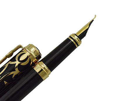 Duke Sapphire Fude Pluma Estilográfica de Caligrafía Fina a Amplia Tamaño para Dibujo de Firma y Arte