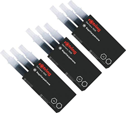 rOtring 194640 - Cartuchos de tinta capilar Rapidograph (caja de 9) en oferta