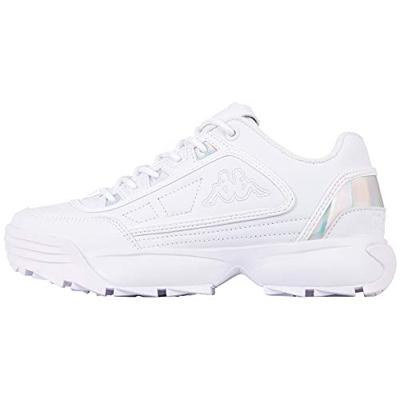 Kappa Rave GC Women, Zapatillas para Correr de Carretera Unisex Adulto, 1010 White, 42 EU