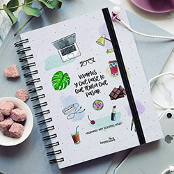 HappyMots - Agenda Semana Vista Sep 2021 a Dic 2022 - Tu Semana o Tu Mes de un Vistazo. Planificar Y Organizar son la Base Éxito. precio