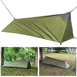 1 Persona Tienda de Senderismo, Ultraligera Tienda de Campaña Portátil Impermeable Tienda Campaña Configuración Rápida Tienda de Campaña Bolsa Vivac c en oferta