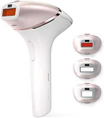 Philips Lumea Prestige IPL BRI959 – Depilación inalámbrica basada en luz para una piel suave y duradera, incluye 4 cabezales especiales para cuerpo, c