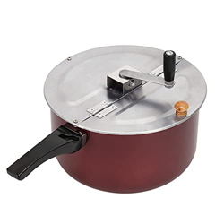 JAY-LONG Máquina de Palomitas de maíz de Mano, Estufa de Gas, Cocina de inducción, Olla Antiadherente de Doble Uso, Olla de Palomitas de maíz Comercia características