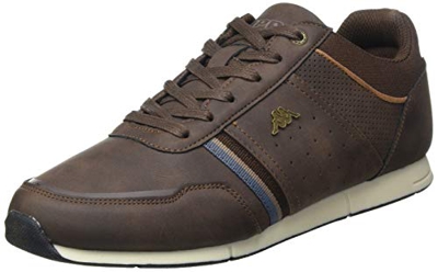 Kappa Tyler, Zapatillas Hombre, Marrón Oscuro/Marrón, 43 EU
