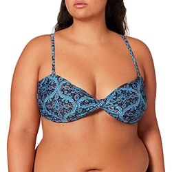 Superdry Boho Twist Bandeau Bikini Top Juego Biquini, Paisley Block Print Navy, L para Mujer características