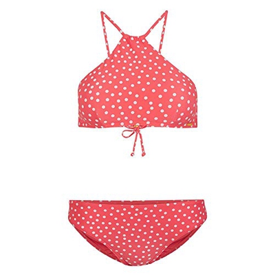 O'Neill Pw Cali Rita Fixed Set, Bikini para Mujer, Multicolor (3910 RED AOP W/ WHITE), 36