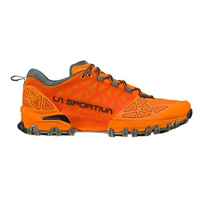 LA SPORTIVA Bushido II, Zapatillas de Senderismo Hombre, Tiger/Clay, 44 EU