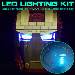 Optics Sensor LED Licht Beleuchtung Set Für LEGO 76165 IRON MAN Blau Lighting características