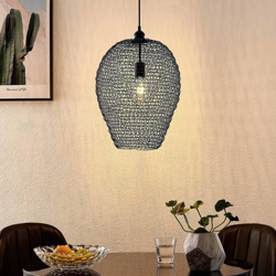 Lindby Benja lámpara colgante, 1 luz, negro precio
