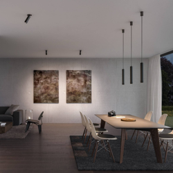 Ribag Vertigo foco de techo 1 luz 3.000K negro en oferta