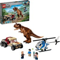 Jurassic World 76941 Persecución del Dinosaurio Carnotaurus, Juegos de construcción características