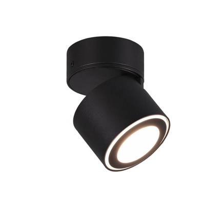 Lindby Lowie foco LED, 2 luces, negro