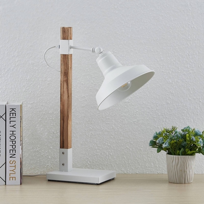 Lindby Calliora lámpara mesa, blanco, metal madera