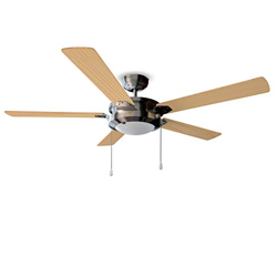 Cecotec Ventilador de Techo EnergySilence Aero 540. 60 W, 132 cm de Diámetro, Luz LED, 5 Aspas Reversibles, 3 Velocidades, Función Invierno, Acabado e precio