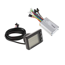 Hellery Controlador de Motor Sin Escobillas 350W SW900 Panel de Pantalla LCD Unidad de Control 24/36 / 48V - Controlador de Panel, Los 4.75x8.1cm características