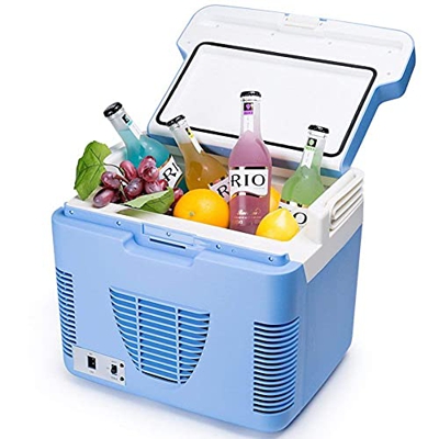 Nevera Eléctrica Portátil Mini nevera mini kuuml; hlteil, pequeña nevera 10l refrigerador de coches Doble refrigerador automóvil Mini portátil para do