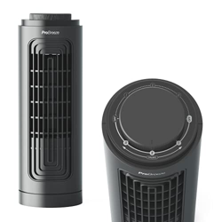 Pro Breeze Ventilador de Torre de Sobremesa de 32,5 cm con 3 Velocidades de Ventilador, Diseño Compacto Portátil, Oscilación Automática y Tecnología d en oferta