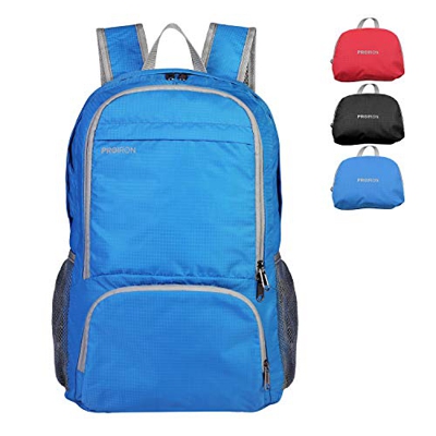 PROIRON Mochila Plegable Ligera 30L, Nylon 210D, A Prueba de Salpicaduras para Mujer, Hombre, Viajar, Senderismo, Al Aire Libre
