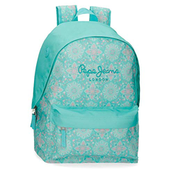 Pepe Jeans Tatiana Mochila Verde 32x42x15 cms Poliéster 19,53 L características