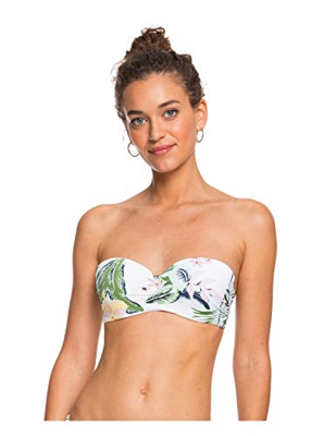 Roxy - Top de Bikini Moldeado Bandeau para Mujer