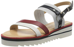 ara Durban, Sandalias con Plataforma para Mujer, Blanco (Weiss,Rot/Blau 05), 42.5 EU precio
