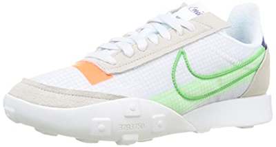 Nike Waffle Racer 2X, Zapatillas Deportivas Mujer, Desert Sand Mean Green Summit White, 40.5 EU