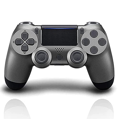 Mando Para Ps4, Controlador Inalámbrico Gamepad Doble Vibración Para Playstion 4, Bluetooth Joystick Ps4 Con Panel Táctil De Alta - Rey Kong Negro