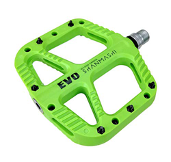FRONTSTEP Pedales de Bicicleta de Fibra de Nylon Extra Anchos para Bicicleta de Montaña MTB Bicicleta de Carretera con Eje CR-Mo Pedal Antideslizante  características