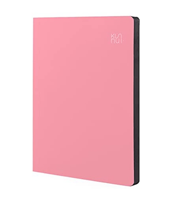 Kunnui - Flamingo - Bujo B5 - 19 x 25 cm - Tapa Flexible - Interior Trama de Puntos - 160 Páginas - Incluye Pegatinas y Plantillas Bullet Journal