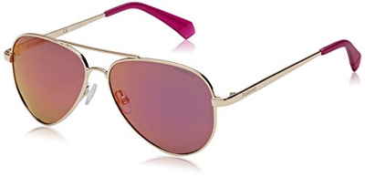 Polaroid KIDS PLD 8015/N/NEW Gafas de Sol, Oro, 52 Unisex Adulto