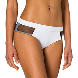 Calvin Klein Hipster-LR Bragas de Bikini, Pvh White, Large para Mujer en oferta