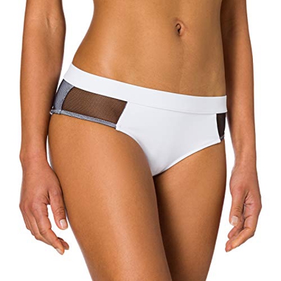 Calvin Klein Hipster-LR Bragas de Bikini, Pvh White, Large para Mujer
