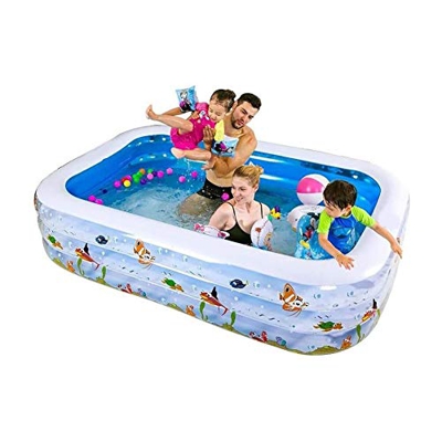 GAOTTINGSD Piscinas Hinchable Piscina Interactiva Verano Parte Gruesa Desgaste del Material De PVC Resistente Al Frío De La Piscina Inflable Exterior 