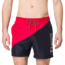 Tommy Hilfiger SF Medium Drawstring Bañador, Rojo (Primary Red), S para Hombre en oferta