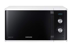 Samsung Microondas MW3500 MS23K3614AW/EG, 800 W, 23 L, interior de esmalte cerámico, 6 niveles de potencia, color blanco características