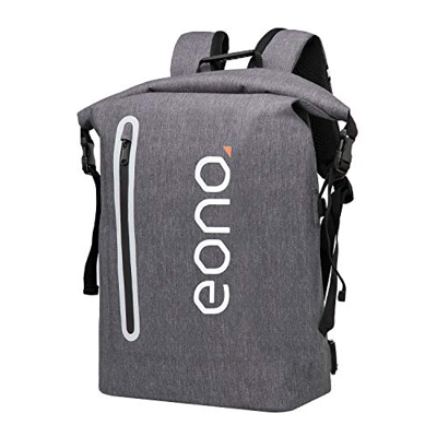 Eono by Amazon - Mochila para computadora Mochila grande impermeable de 15.6 pulgadas para viajes, trabajo o universidad Adecuado para hombres y mujer