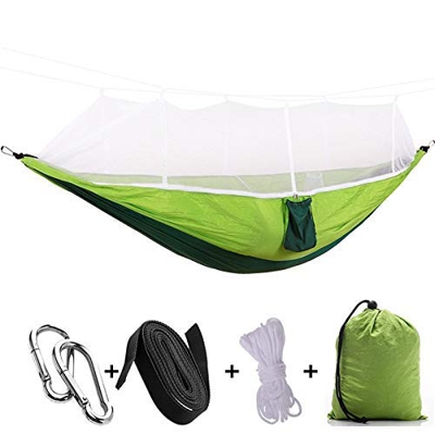 TIANYOU Mosquitera Al Aire Libre Camping Camino Cama de Camino Doble Silla Silla de Doble Ejército 1-2 Personas con 3 Metros Regalos para Excursionist