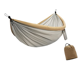 F Fityle Hamaca para Acampar Hamaca Liviana, soporta hasta 400 kg, hamacas portátiles para Exteriores, Senderismo, Camping, mochileros, Viajes, Patio  en oferta