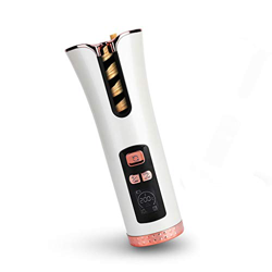 YWSZJ Rizador de Pelo automático inalámbrico con Carga USB, rizador inalámbrico con Pantalla LCD, rizos, rizos de cerámica, rizador de 160-200 Grados precio