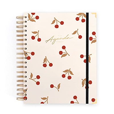 AGENDA DIARIA 21-22. CHARUCA. CEREZAS. GRANDE. (JUMBO)