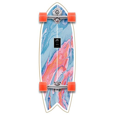 Coxos 31" Complete Surfskate YOW, Power Surfing Series, Multicolor