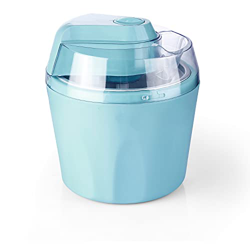 Heladera Eléctrica de 1,5L, Máquina Para Hacer Helados, Sorbete, Yogur Helado, Funcionamiento Sencillo en 15-30 minutos con Temporizador, Cuenco de Co precio