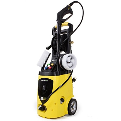 GREENCUT JET320C - Hidrolimpiadora eléctrica de 2500W con presión máxima de 220bars, Limpieza Exteriores, Vehículos, Máquinas con 5 opciones de presió