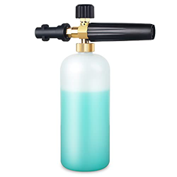 Dispensador de jabón de cañón de espuma de lanza de espuma de nieve ajustable 1L para Karcher K Series K2 K3 K4 K5 K6 K7 Lavadora a presión características