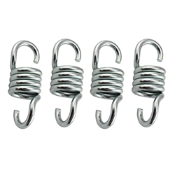 Wshao store 4 unids hamaca silla colgando porche columpio resorte útil resistente práctico swing suministro dual ganchos giratorios accesorio al aire  en oferta