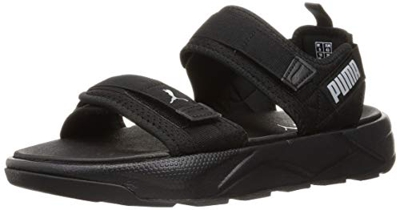 PUMA RS-Sandal, Sandalias deslizantes Unisex Adulto, Negro Black-High Rise, 42 EU